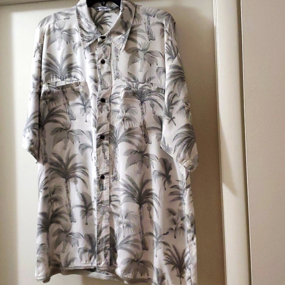 Rip Curl Men - Palm Floral Short Sleeve Woven Sz L